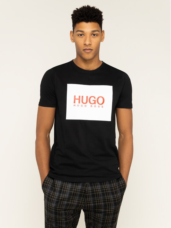 Hugo Hugo T-shirt Dolive201 50422155 Nero Regular Fit