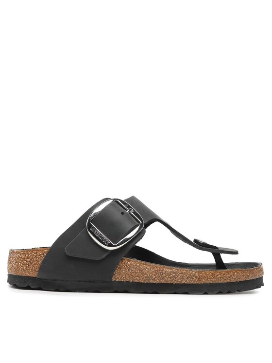 Birkenstock Infradito Gizeh Big Buckle 1023337 Nero, taglia : 35