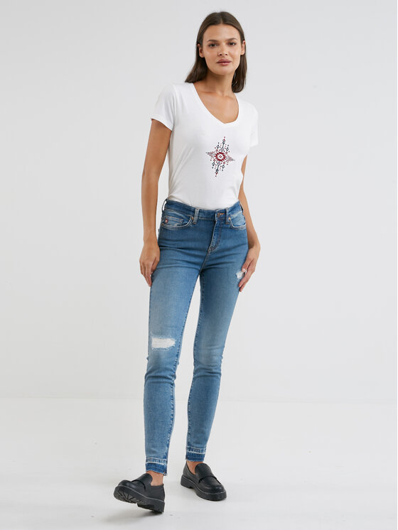 BIG STAR BIG STAR Jeansy ADELA Niebieski Skinny Fit
