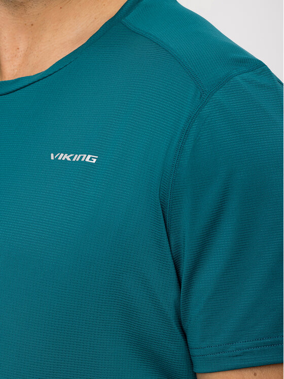 Viking Viking T-Shirt Tover Niebieski Regular Fit