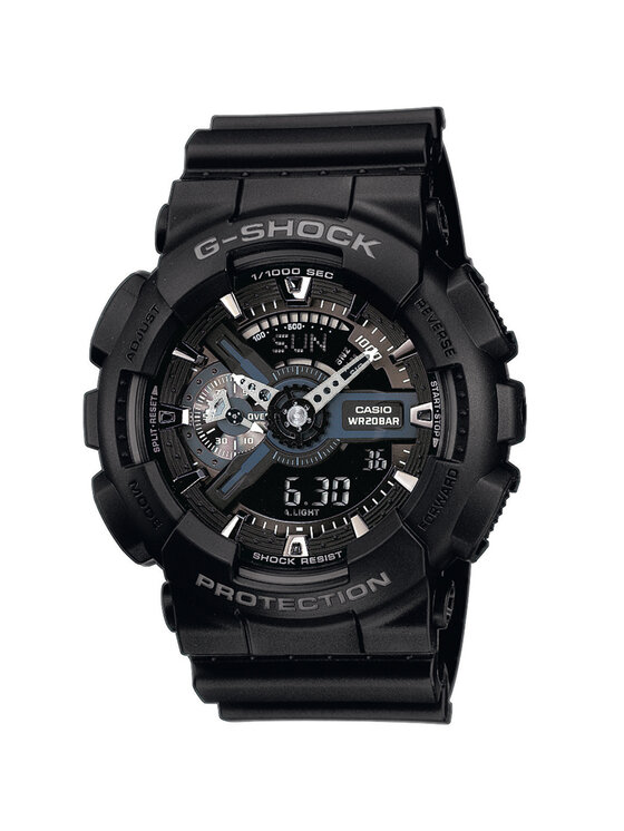 Casio Casio Zegarek SET GA-110-1BER + BEZEL 10358741 + PASEK 10527467 Czarny