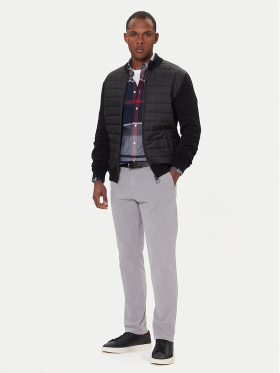 Barbour Barbour Prehodna jakna Carn Baffle MKN1104BK31 Črna Regular Fit