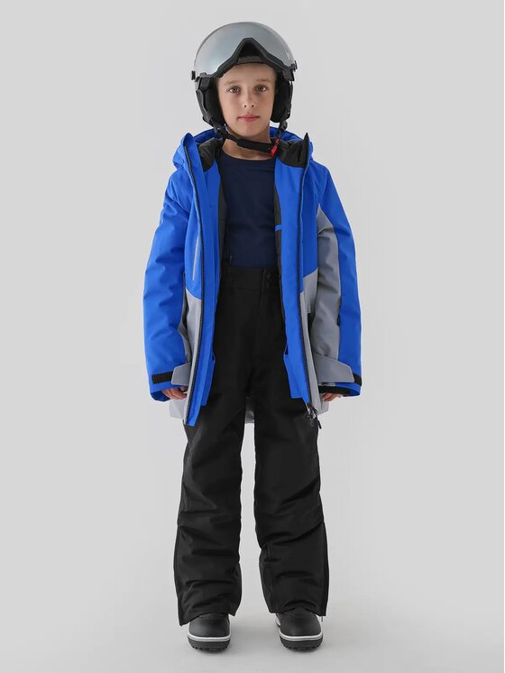 4F 4F Pantaloni da sci 4FJWAW24TFTRM656-20S Nero Regular Fit