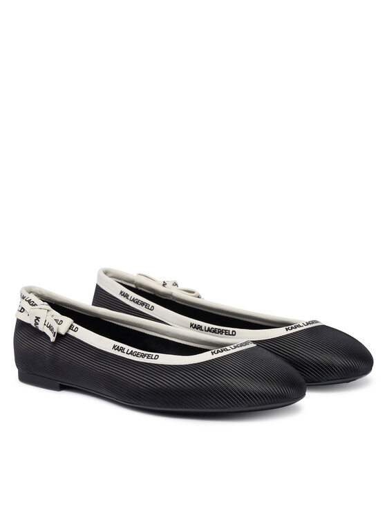 KARL LAGERFELD KARL LAGERFELD Ballerine Karo KL40129 Nero