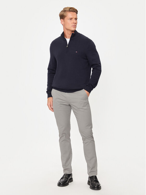 Tommy Hilfiger Tommy Hilfiger Svetr Essential MW0MW37331 Tmavomodrá Regular Fit
