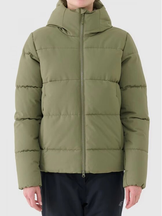 4F 4F Giubbotto piumino 4FWAW24TTJAF0781-43S Verde Regular Fit
