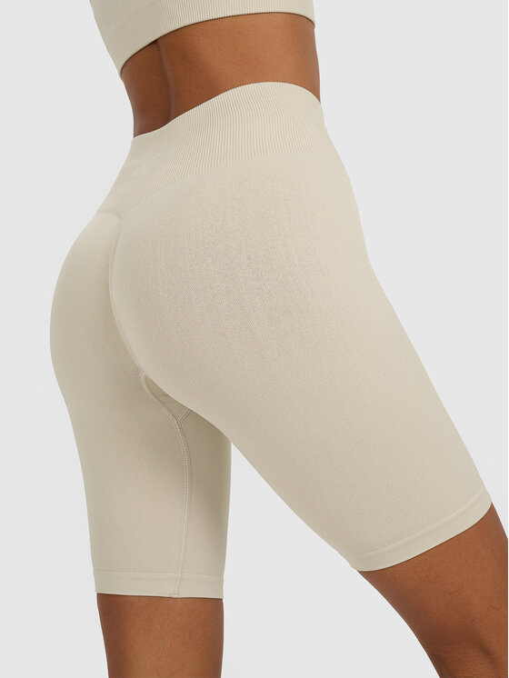 4F 4F Szorty sportowe MULTI ACTIVE Beżowy Slim Fit