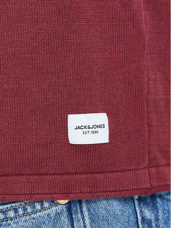Jack&Jones Jack&Jones Pullover Leo 12174001 Dunkelrot Regular Fit