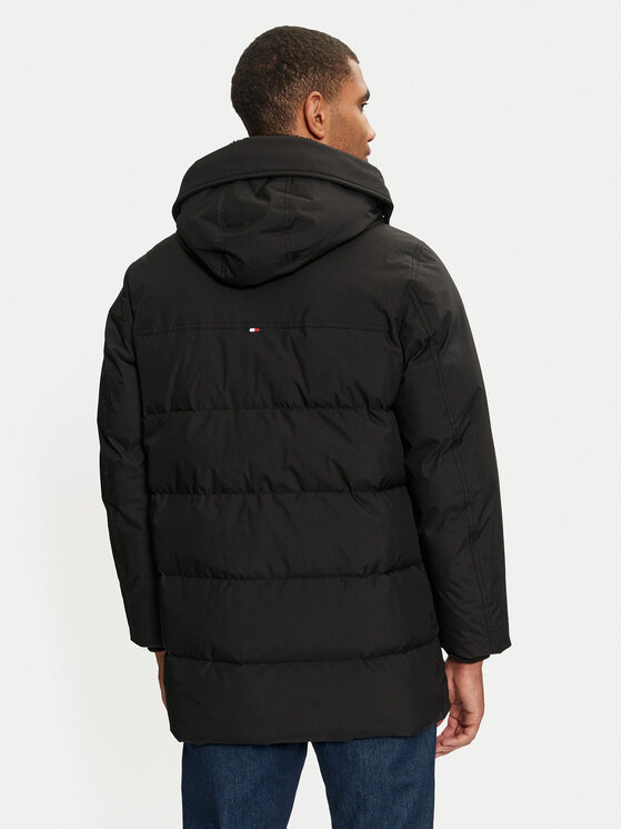 Tommy Hilfiger Tommy Hilfiger Žieminė striukė Rockie MW0MW36593 Juoda Regular Fit