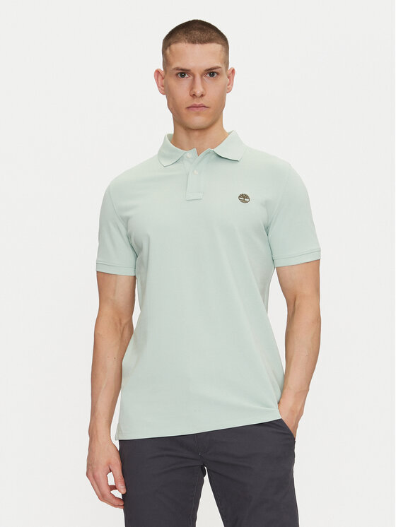 Timberland Timberland Pólóing TB0A6VDP Zöld Regular Fit