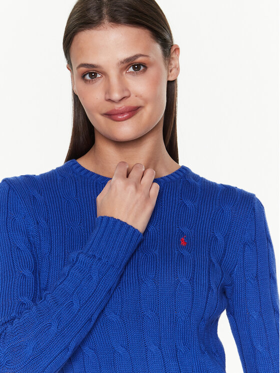 Polo Ralph Lauren Polo Ralph Lauren Džemper 211891640006 Tamnoplava Slim Fit