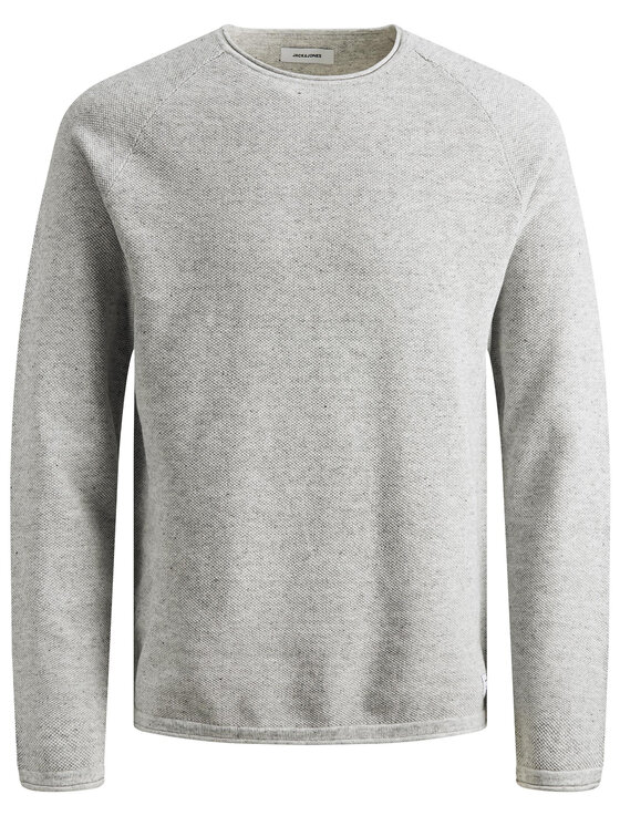 Jack & Jones Jack & Jones Sweter Hill 12157321 Szary Regular Fit