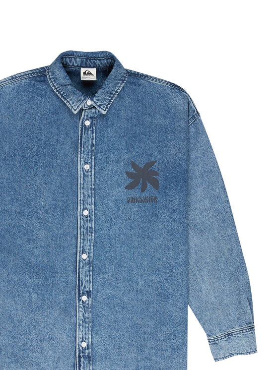 Quiksilver Quiksilver Teksasärk Rahmat  EQWWT03150 Sinine Regular Fit