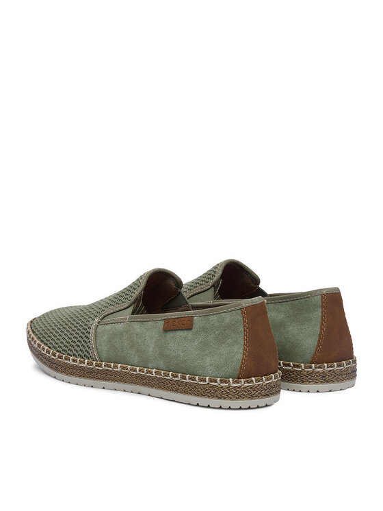 Rieker Rieker Espadryle CEO-B5265-52 Zielony jasny