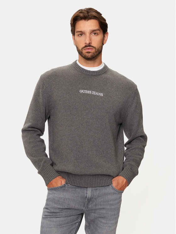 Guess Jeans Guess Jeans Maglione M4BR31 Z3HM1 Grigio Regular Fit