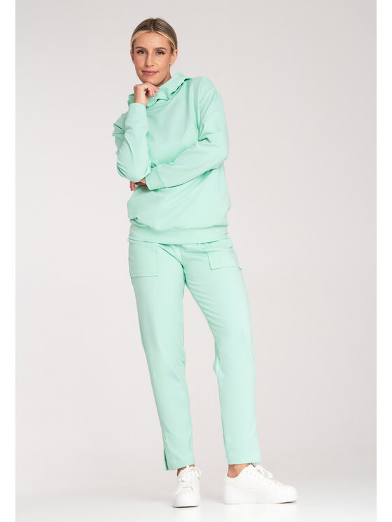 FIGL FIGLFIGL Felpa M1034 Verde Regular Fit