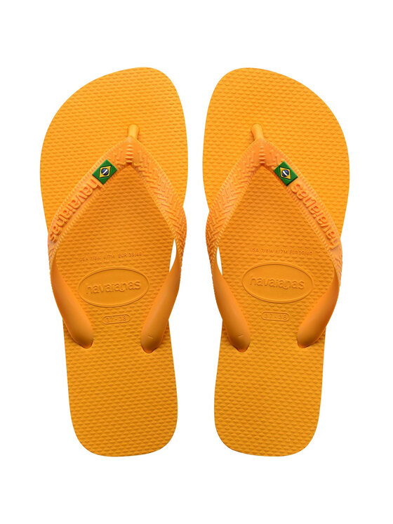 Japonki Havaianas, Rozmiar 35/36, Żółte, HAVAIANAS Infradito Unisex adulto Hav. Brasil 4000032.1740 Giallo