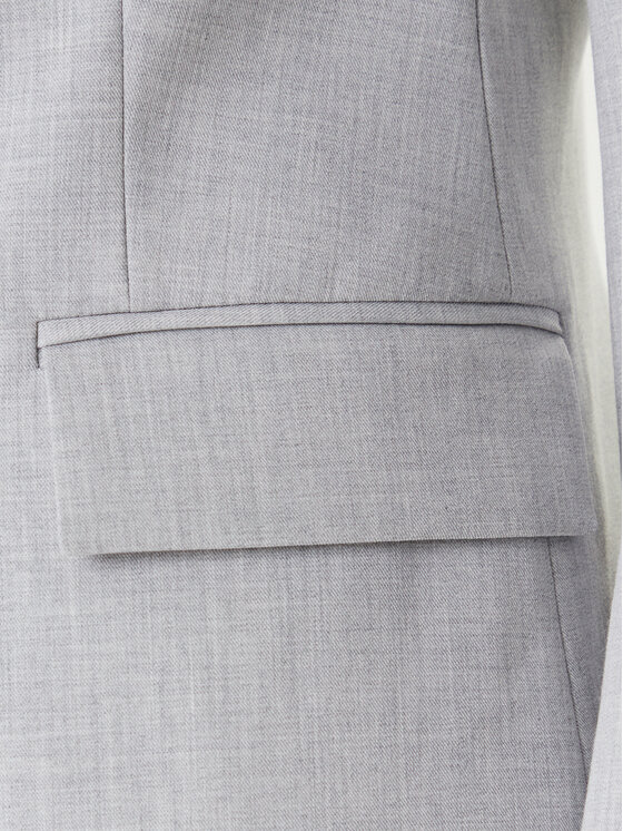 United Colors Of Benetton United Colors Of Benetton Sakko 2R4CDW02W Grau Slim Fit