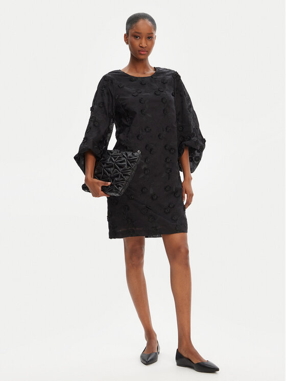 Munthe Munthe Každodenní šaty Pansi 252131625225 Černá Regular Fit