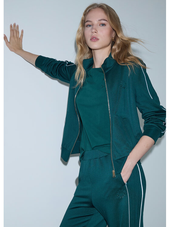 Liu Jo Liu Jo Felpa TF6052F0778D3022 Verde Regular Fit