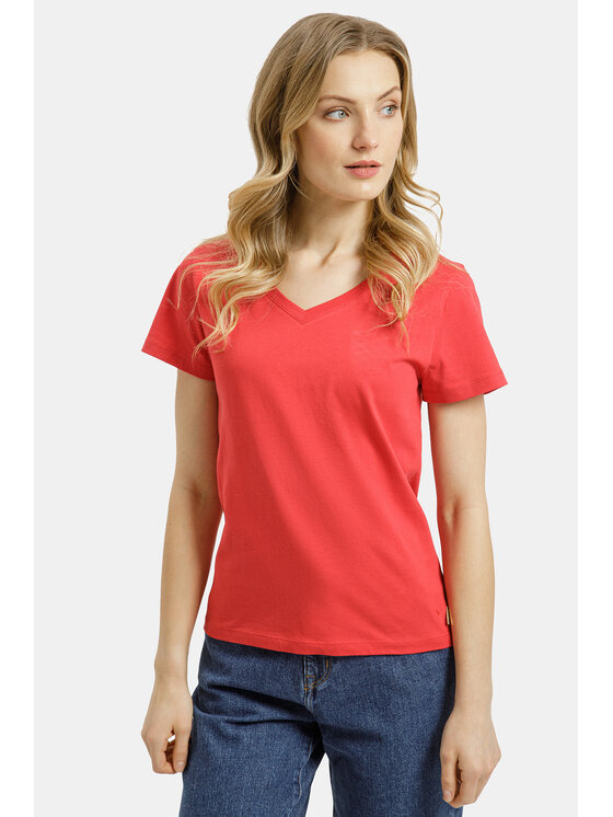 Cross Jeans Cross Jeans T-Shirt 56250-007 Czerwony