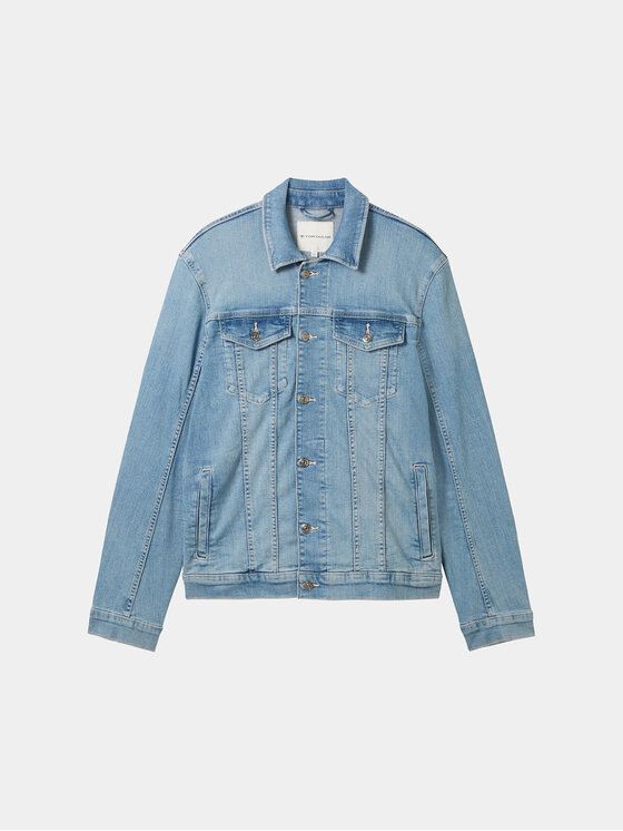 Tom Tailor Tom Tailor Kurtka jeansowa 1040165 Niebieski Regular Fit
