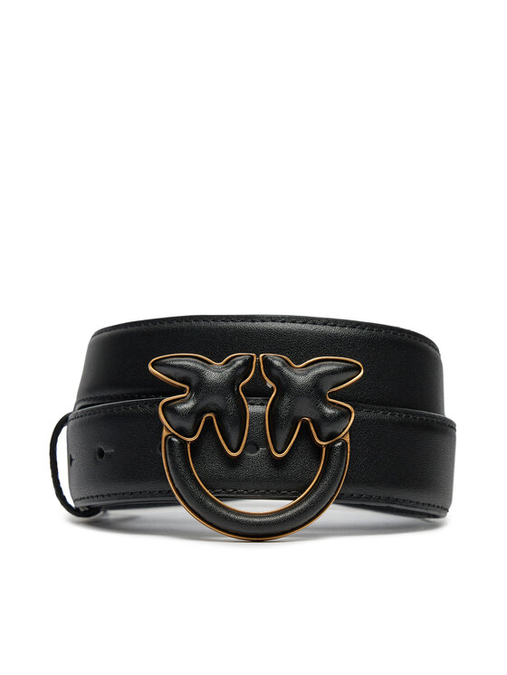 PINKO Pinko Damengürtel Love Bery Click Puff H3 Belt AI 24-25 PLT01 103792 A1Z5 Schwarz