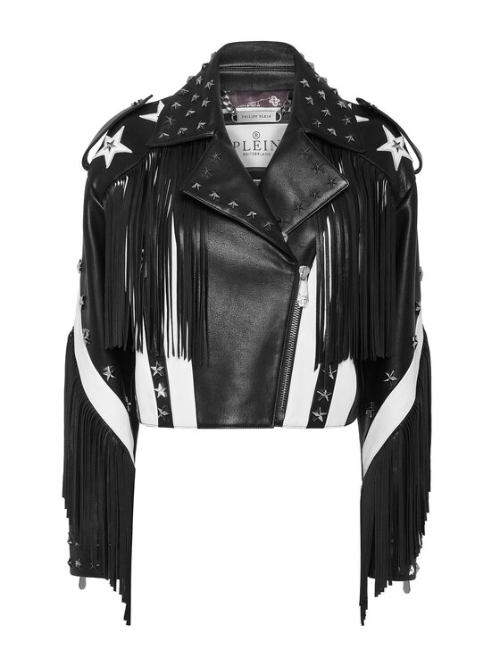 PHILIPP PLEIN PHILIPP PLEIN Giacca di pelle 26381 Nero