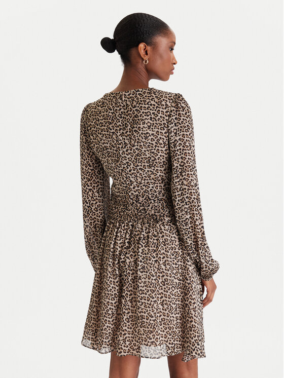 Guess Guess Коктейльна сукня W5YK20 WDW82 Бежевий Regular Fit