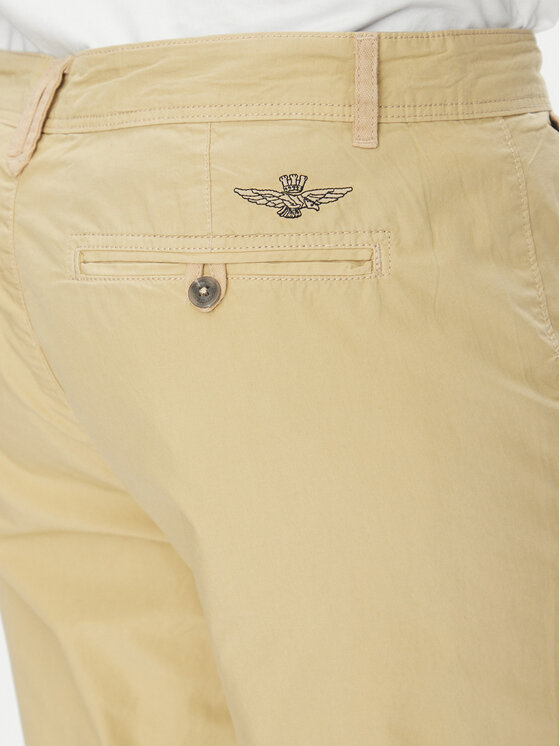 Aeronautica Militare Aeronautica Militare Chinosy 251PA1654CT3505 Beżowy Regular Fit