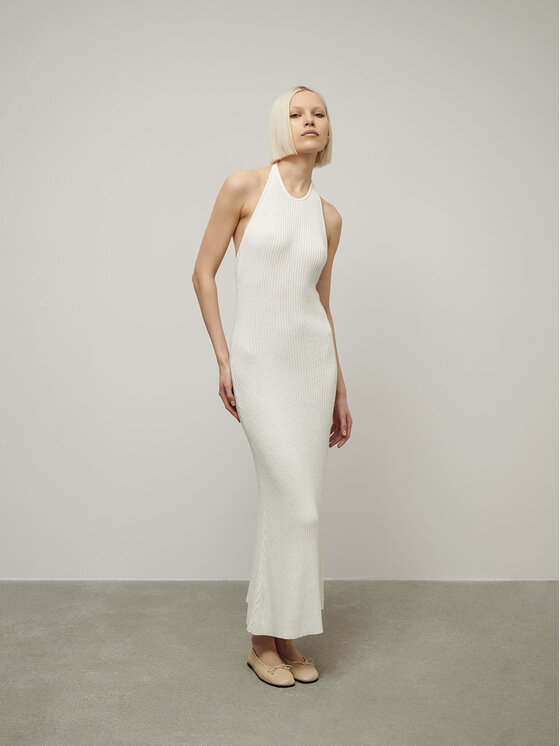 La Mania La Mania Vestito da giorno SUNKISSED Bianco Classic Fit