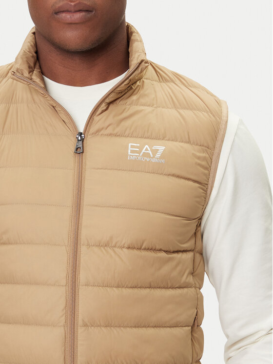 EA7 Emporio Armani EA7 Emporio Armani Vestă elegantă 8NPQ06 PNGPZ U6171 Bej Regular Fit