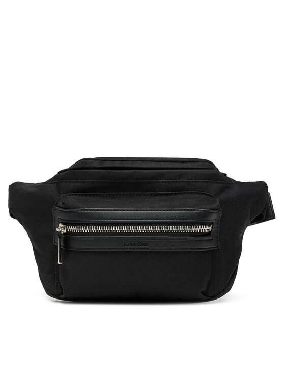Borsetă Calvin Klein Contrast Belt Bag LV04D3073G Negru