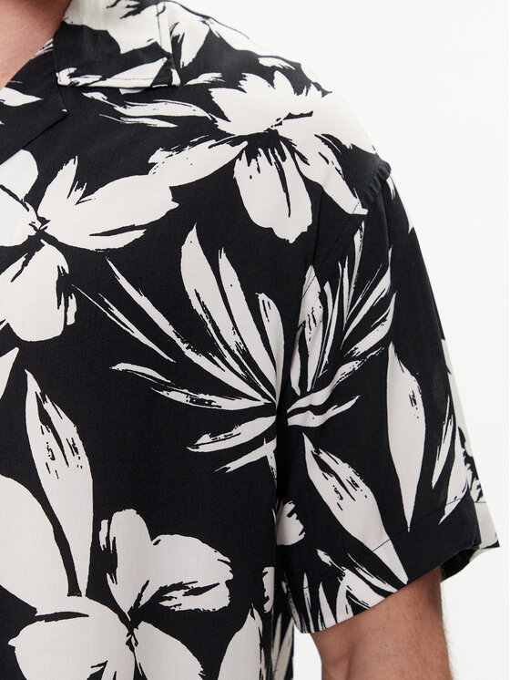 Jack & Jones Jack & Jones Krekls Jeff 12248408 Melns Relaxed Fit