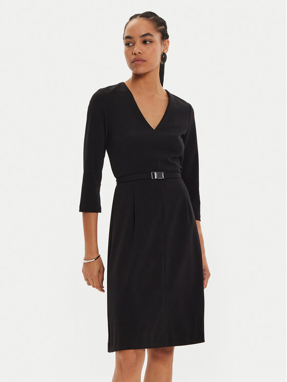 Calvin Klein Calvin Klein Rochie cocktail K20K207471 Negru Regular Fit