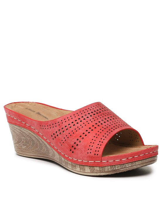 Clara Barson Clara Barson Pantoletten WSS20874-01 Rot