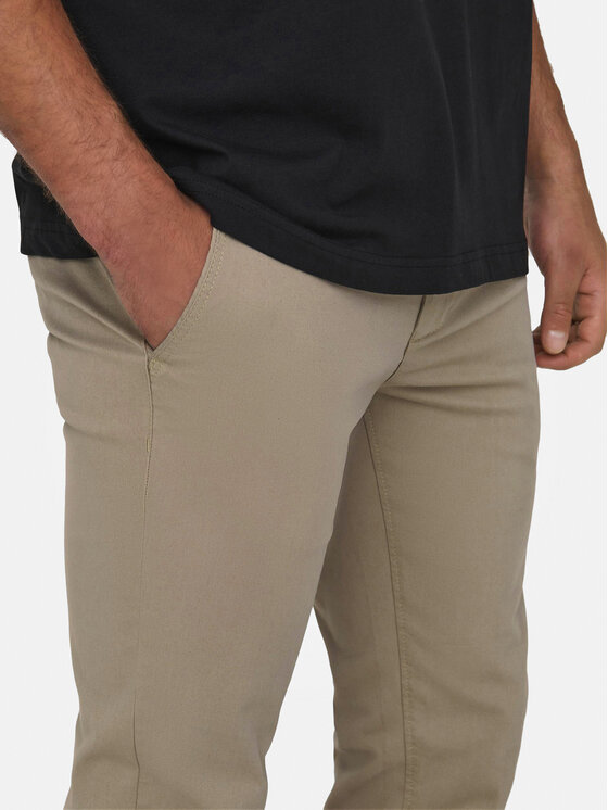 Only & Sons Only & Sons Chino-püksid Mark Luca 22028144 Beež Slim Fit