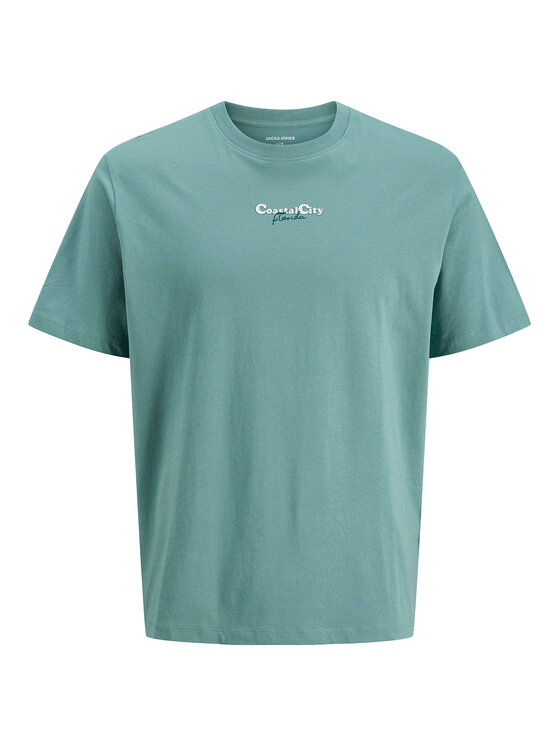 Jack & Jones Jack & Jones T-särk City Photoprint 12288353 Roheline Regular Fit