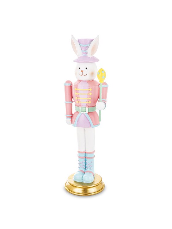 MIAhome MIAhome Figurka królik w mundurze SUNDALO Różowy