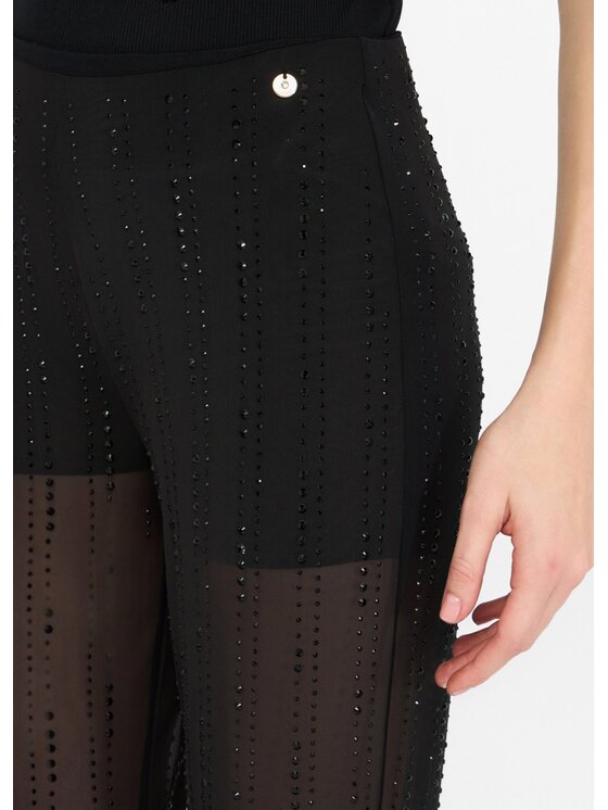 Liu Jo Liu Jo Pantalone da abito CF5053J496622222 Nero Regular Fit