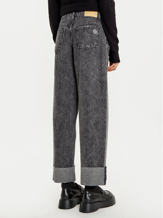 Haveone Haveone Jeans PLS-M020 Schwarz Wide Leg