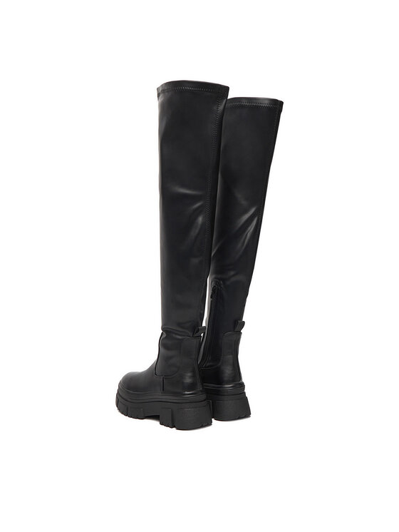 DeeZee DeeZee Čizme preko koljena 60165-3 Crna