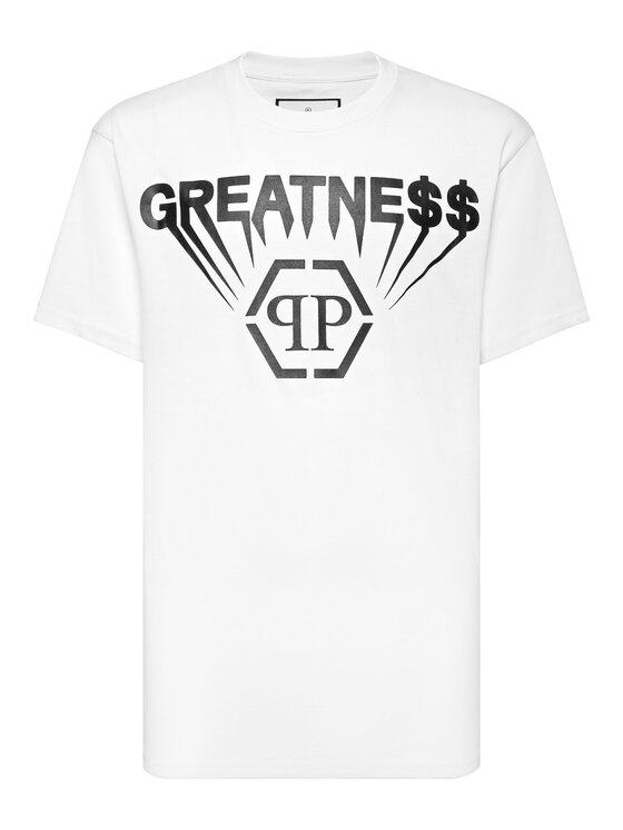 PHILIPP PLEIN PHILIPP PLEIN T-Shirt 26265 Biały Regular Fit