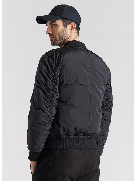 Pako Lorente Pako Lorente Kurtka przejściowa M21SF-5X-020 Czarny Classic Fit