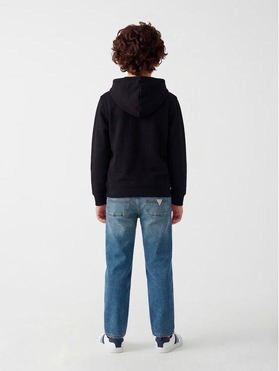Guess Kids Guess Kids Kalhoty z materiálu 181434 Modrá Regular Fit