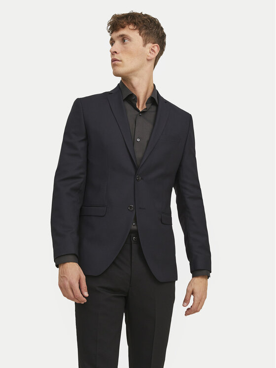 Jack & Jones Jack & Jones Sacou Solaris 12141107 Negru Slim Fit