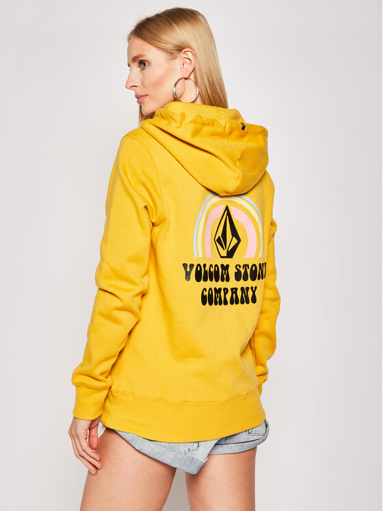 Volcom Felpa Vol Stone B4112000 Giallo Regular Fit Modivo