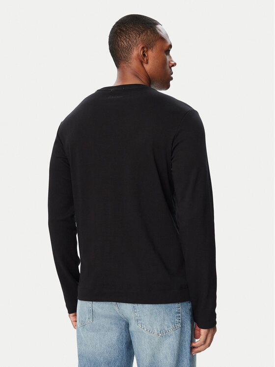 Calvin Klein Calvin Klein Pikkade varrukatega T-särk LV04LH808G Must Slim Fit