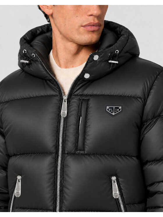 PHILIPP PLEIN PHILIPP PLEIN Kurtka bomber 31549 Czarny Regular Fit