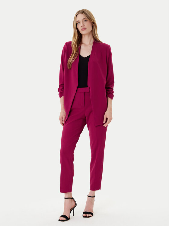 DKNY DKNY Chino nohavice P9RK6AWP Bordová Slim Fit